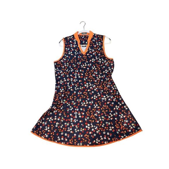 Callaway A-Line Dress Womens XL Golf  Floral 100% Polyester V-Neck Pullover - Picture 5 of 7